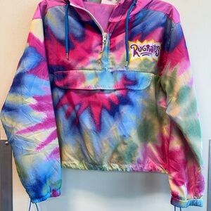 Nickelodeon Rugrats Colorful Tie-Dye Raincoat